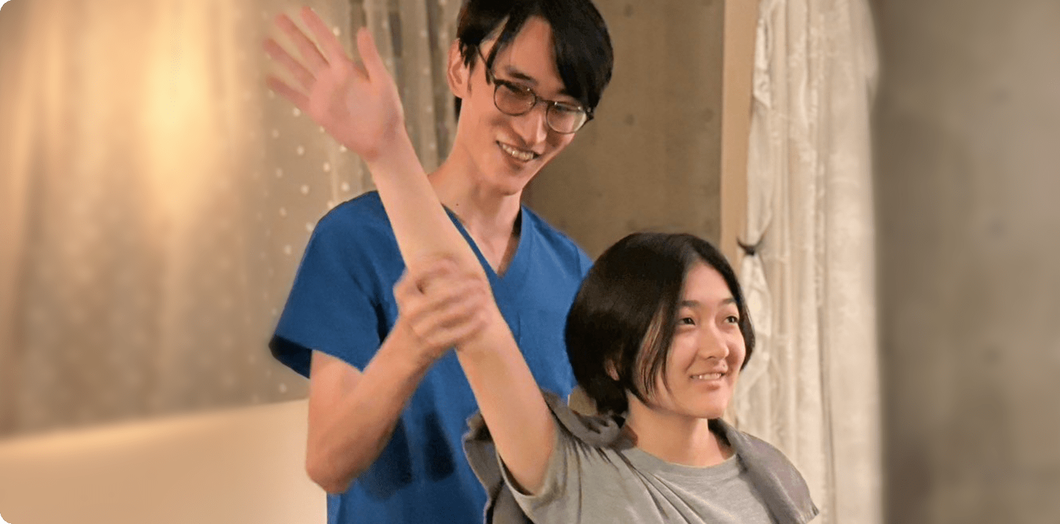 plume sharuru 施術の様子